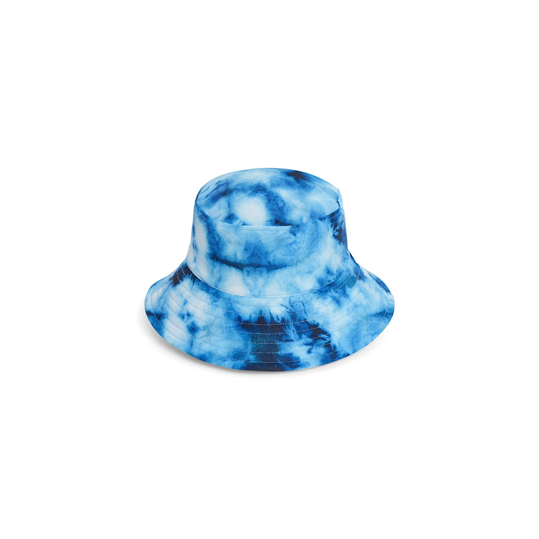 Infant Blue Tie Dye Bucket Swim Hat 4 Infant Blue Tie Dye Bucket Swim Hat - Image 2