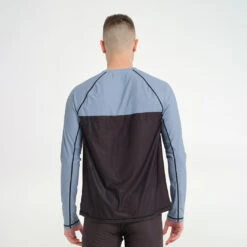 Mens Blocked LS Rashie 8 Mens Blocked LS Rashie -Cancer Council Supplies Shop 240924 CancerCouncil Ecom ONMODEL CCCCC169094 0034