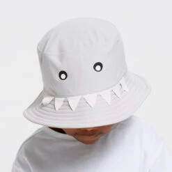 Toddler Shark Bucket Swim Hat -Cancer Council Supplies Shop 250701 CancerCouncil Ecom CCCCC400735 8754copy