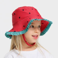 Toddler Watermelon Bucket Swim Hat 12 Toddler Watermelon Bucket Swim Hat -Cancer Council Supplies Shop 250701 CancerCouncil Ecom CCCCC400755 8898copy