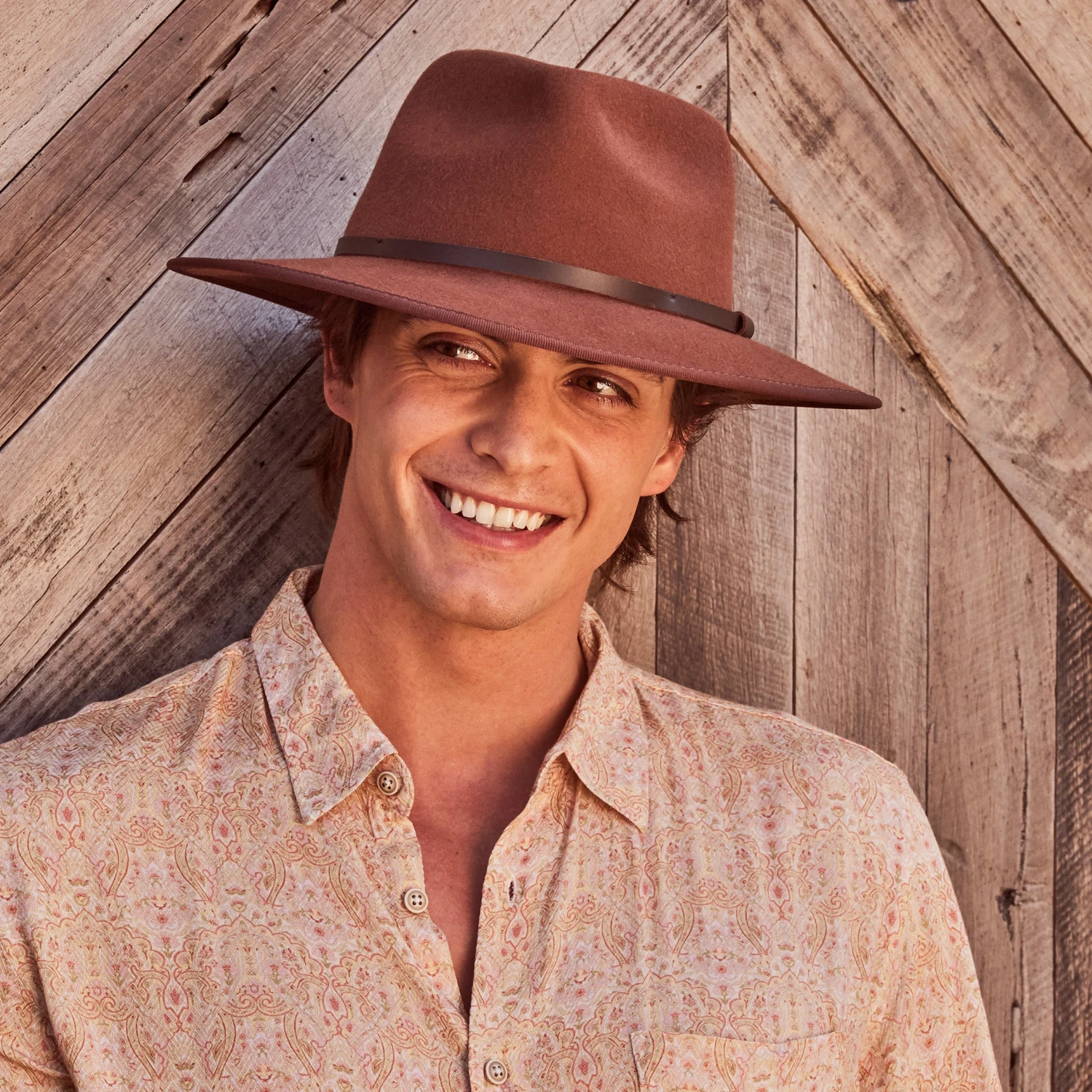 Benadict Fedora Hat - Chocolate 4 Benadict Fedora Hat - Chocolate - Image 2