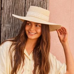 Leila Capeline Hat - Natural -Cancer Council Supplies Shop 32760 1