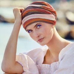 Christine Viva Luna Turban - Summer Stripes