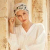 Christine Shakti Turban - A Pale Leaf -Cancer Council Supplies Shop 7813ShaktisetPerfectlypaleleadresized