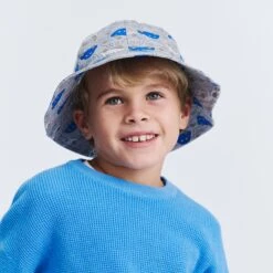 Levi Bucket Hat - Blue Car