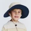 Symonds Kids Cricket Hat - Beige/Navy -Cancer Council Supplies Shop B893BeigeNavySYMONDSKids 3