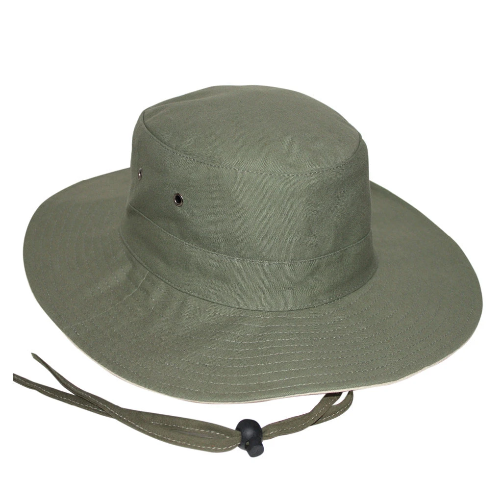 Symonds Kids Cricket Hat - Khaki/Beige 5 Symonds Kids Cricket Hat - Khaki/Beige - Image 3