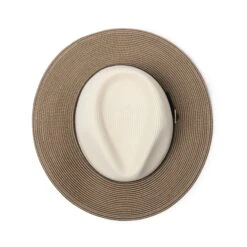 Heritage Town And Country Hat - Ivory/Chocolate -Cancer Council Supplies Shop BD146Chocolateabove