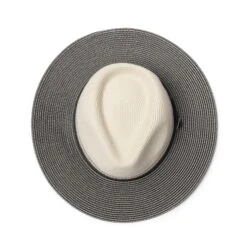 Heritage Town & Country Hat - Ivory/Black -Cancer Council Supplies Shop BD146IvoryBlackHERITAGEabove