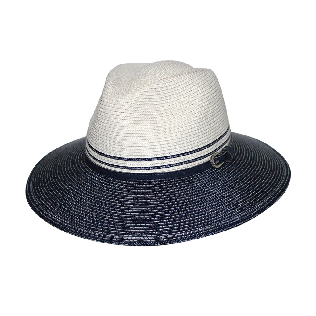 Heritage Town & Country Hat - Ivory/Navy 5 Heritage Town & Country Hat - Ivory/Navy - Image 3