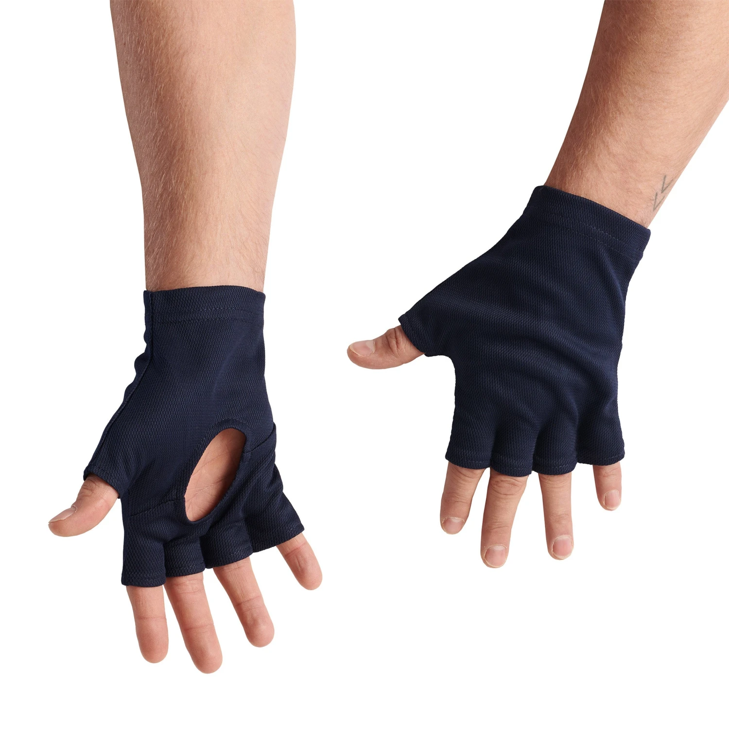 Unisex Sun Gloves - Navy 4 Unisex Sun Gloves - Navy - Image 2