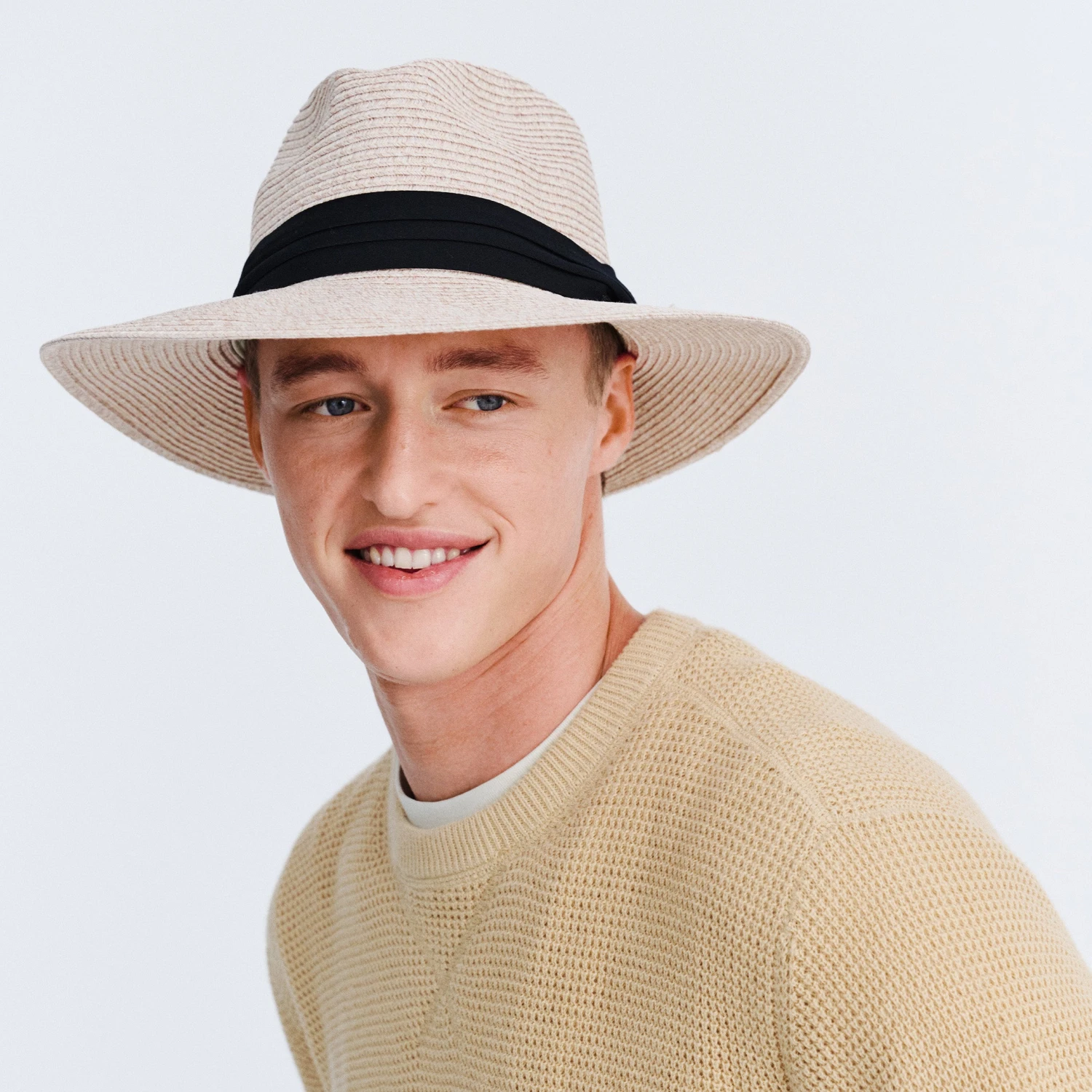 Perry Fedora Hat - Oatmeal 3 Perry Fedora Hat - Oatmeal