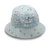 Stevie Souwester Hat - Flower -Cancer Council Supplies Shop PK008GreenwithFlowersIMG 9848