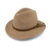 Cooroy Fedora Hat - Camel -Cancer Council Supplies Shop PK010CooroyCamelsideangletassel
