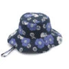 Flora Bucket Hat - Navy 2 Flora Bucket Hat - Navy -Cancer Council Supplies Shop PK012NavyFloralIMG 9896