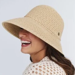 Ora Bucket Hat - Natural -Cancer Council Supplies Shop PL402NaturalORAModel 3