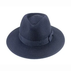 Sherry Fedora Hat - Navy -Cancer Council Supplies Shop PL413NavySHERRYFront