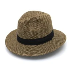 Christian Fedora Hat - Brown -Cancer Council Supplies Shop PM800BrownComboIMG 9816
