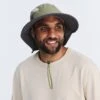 Dorian Bucket Hat - Green Charcoal -Cancer Council Supplies Shop PM801GreenCharcoalDORIANMens 5