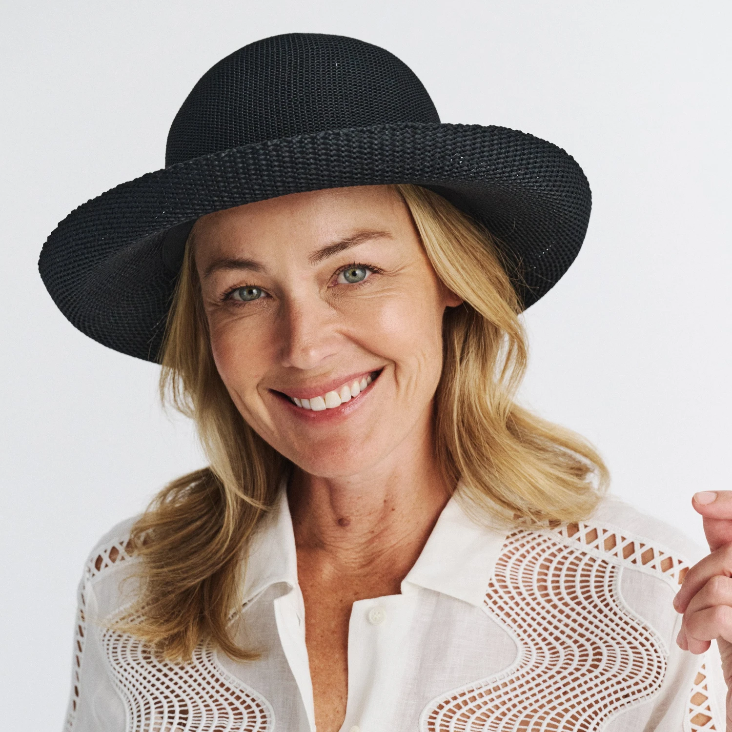 Classic Breton Hat - Black 3 Classic Breton Hat - Black