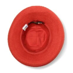 Classic Breton Hat - Dark Orange 11 Classic Breton Hat - Dark Orange -Cancer Council Supplies Shop R35LDarkOrangeclassicBretonBelow