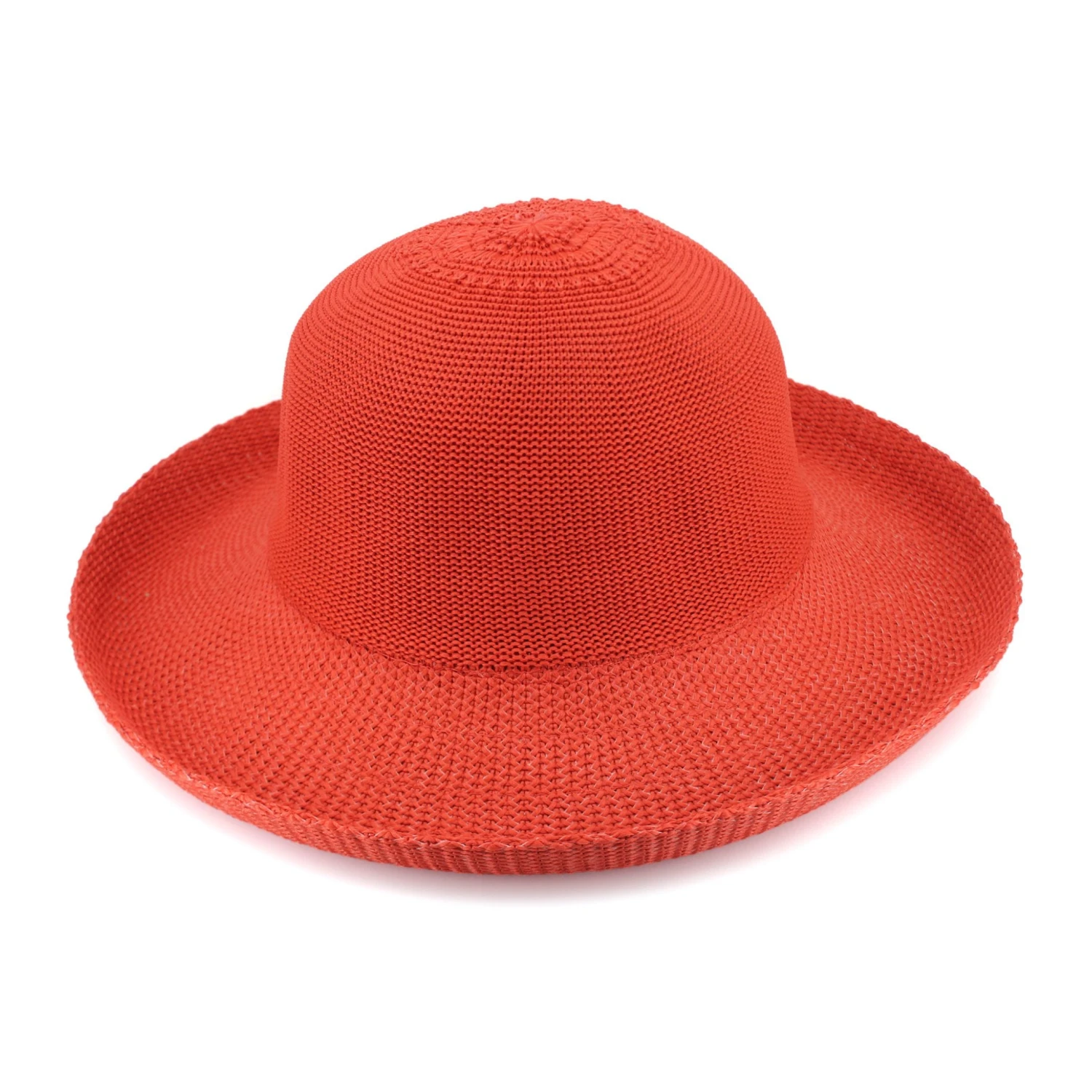 Classic Breton Hat - Dark Orange 4 Classic Breton Hat - Dark Orange - Image 2