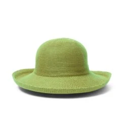 Classic Breton Hat - Lime Green -Cancer Council Supplies Shop R35LLImeGreenclassicBretonLinedangle