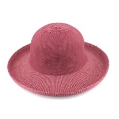 Classic Breton Hat - Magenta -Cancer Council Supplies Shop R35LMagentaClassicBretonlinedfront