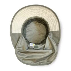 Marvin Bucket Hat - Khaki -Cancer Council Supplies Shop RG75KhakiMARVINGreen Below flap