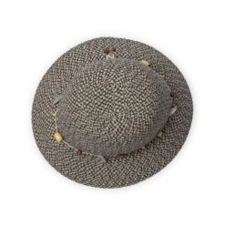 Bohemian Bucket Hat - Charcoal -Cancer Council Supplies Shop RL30Charcoal 3