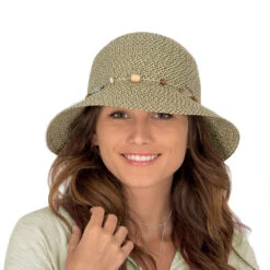 Bohemian Bucket Hat - Pistachio -Cancer Council Supplies Shop RL30Pistachio 1