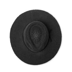 Marie Wide Brim Fedora Hat - Black -Cancer Council Supplies Shop RL678BlackMARIEAbove