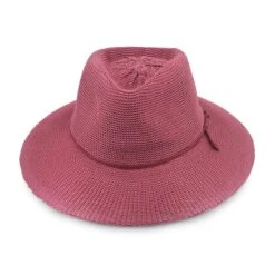Jacqui Mannish Hat - Magenta 11 Jacqui Mannish Hat - Magenta -Cancer Council Supplies Shop RL73MagentaJACQUIfront