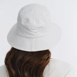 Golf Bucket Hat - White -Cancer Council Supplies Shop RL76WhiteGOLFModel 1
