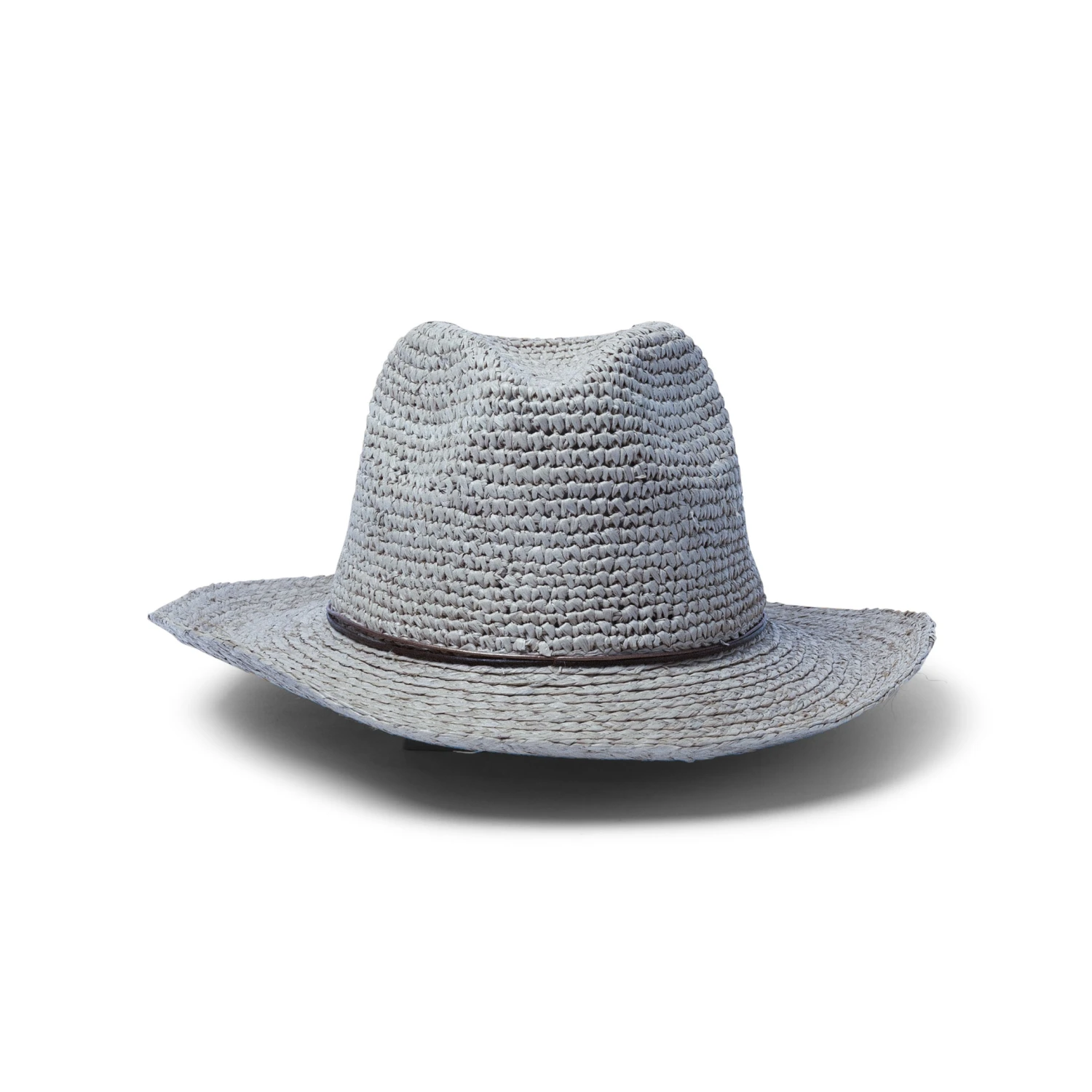Bobbie Raffia Cowboy Hat - Blue 5 Bobbie Raffia Cowboy Hat - Blue - Image 3
