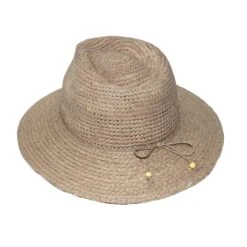 Flora Raffia Fedora Hat - Taupe -Cancer Council Supplies Shop RL887TAUPE 6