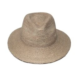 Flora Raffia Fedora Hat - Taupe -Cancer Council Supplies Shop RL887TAUPE 7