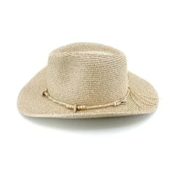 Benji Cowboy Hat - Wheat -Cancer Council Supplies Shop RL900WheatBENJIside