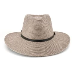 Darby Fedora Hat - Camel Mix -Cancer Council Supplies Shop RM615MixCamelDARBYfrontcrop