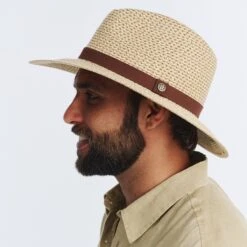 Outback Lightweight Fedora Hat - Natural -Cancer Council Supplies Shop RM733NaturalOUTBACKMens 11