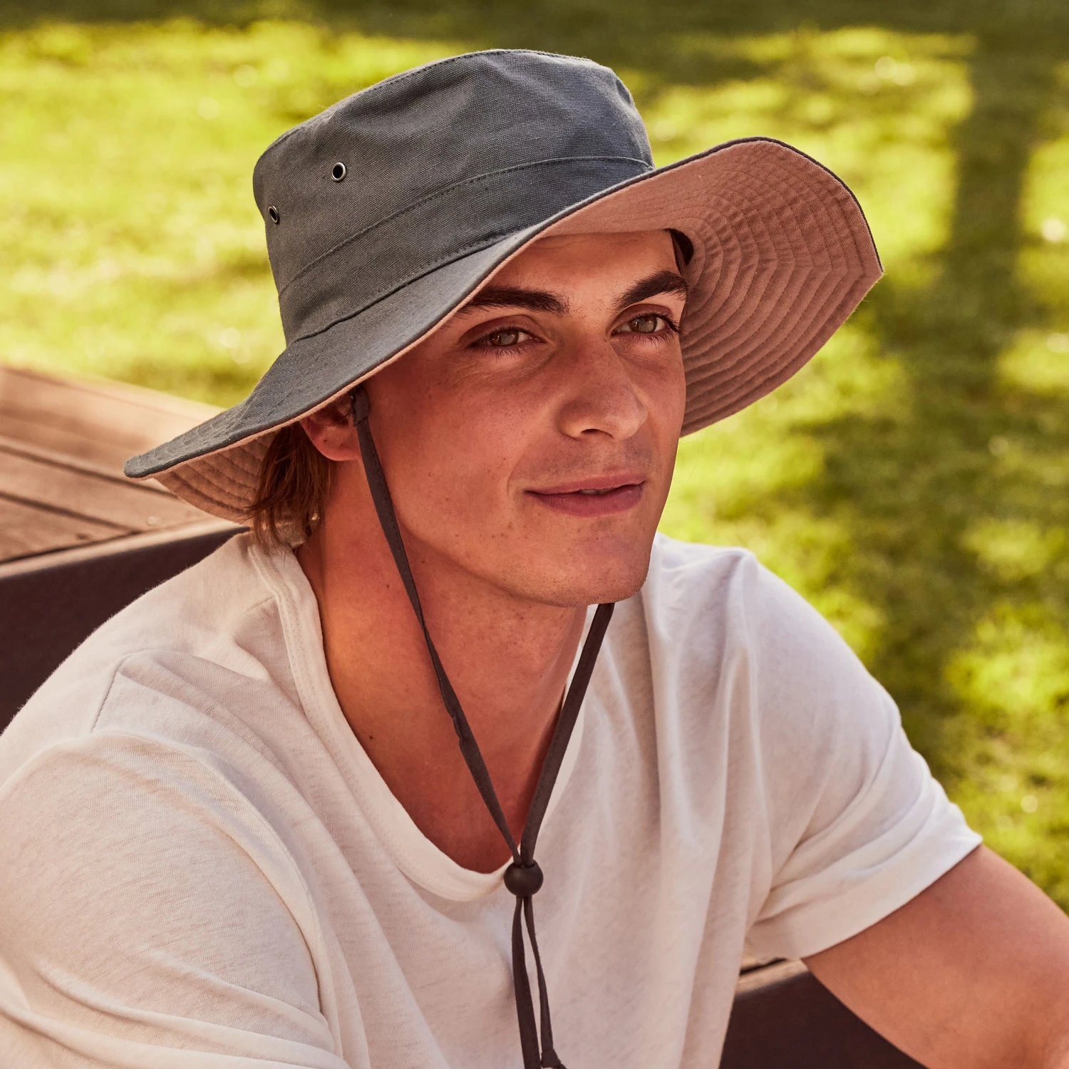 Jack Cricket Hat - Charcoal 4 Jack Cricket Hat - Charcoal - Image 2