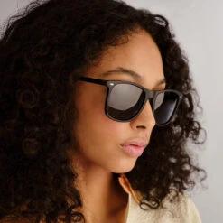 Enviro Fine Sunglasses - Black -Cancer Council Supplies Shop TCC2558863 12ENVIROFINE