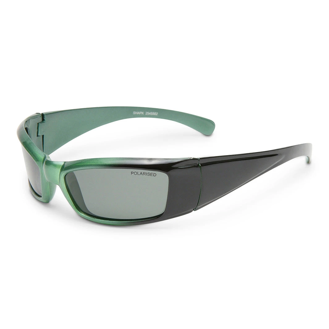 Shark Sunglasses - Green/Black 3 Shark Sunglasses - Green/Black
